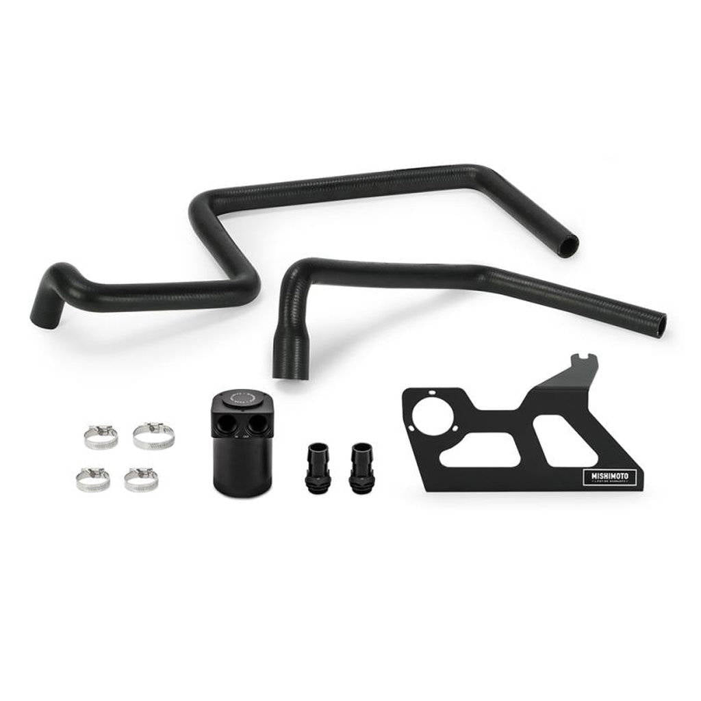 MISHIMOTO MMBCC-WR6-07PBE2 JEEP Wrangler JK Baffled Oil Catch Can, 2007-2011 Photo-0