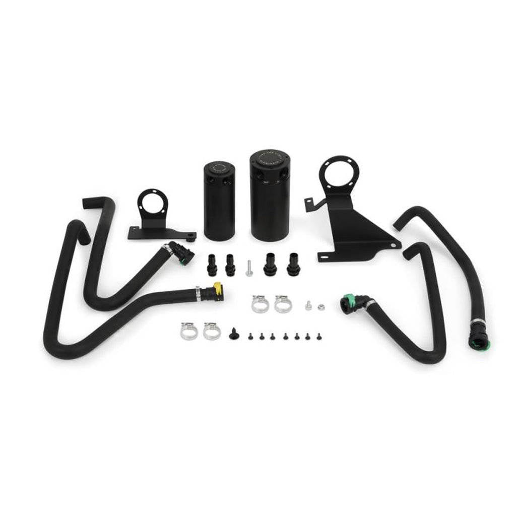 MISHIMOTO MMBCC-F35T-11SBE FORD F-150 3.5L EcoBoost Baffled Oil Catch Can Kit, 2011-2014 Photo-0