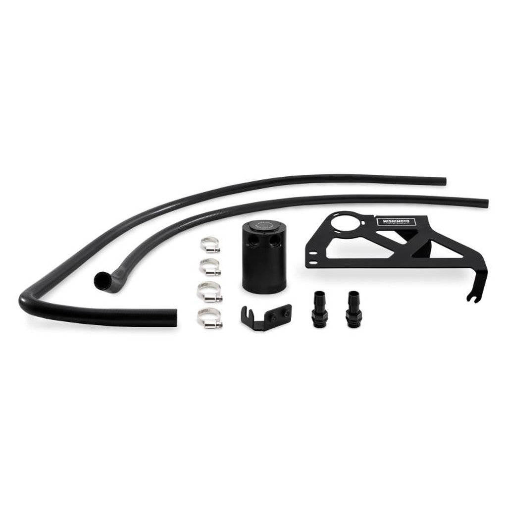 MISHIMOTO MMBCC-WR6-12PBE2 JEEP Wrangler JK Baffled Oil Catch Can, 2012-2018 Photo-0
