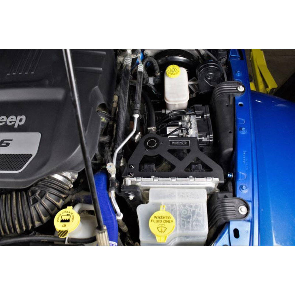 MISHIMOTO MMBCC-WR6-12PBE2 JEEP Wrangler JK Baffled Oil Catch Can, 2012-2018 Photo-8