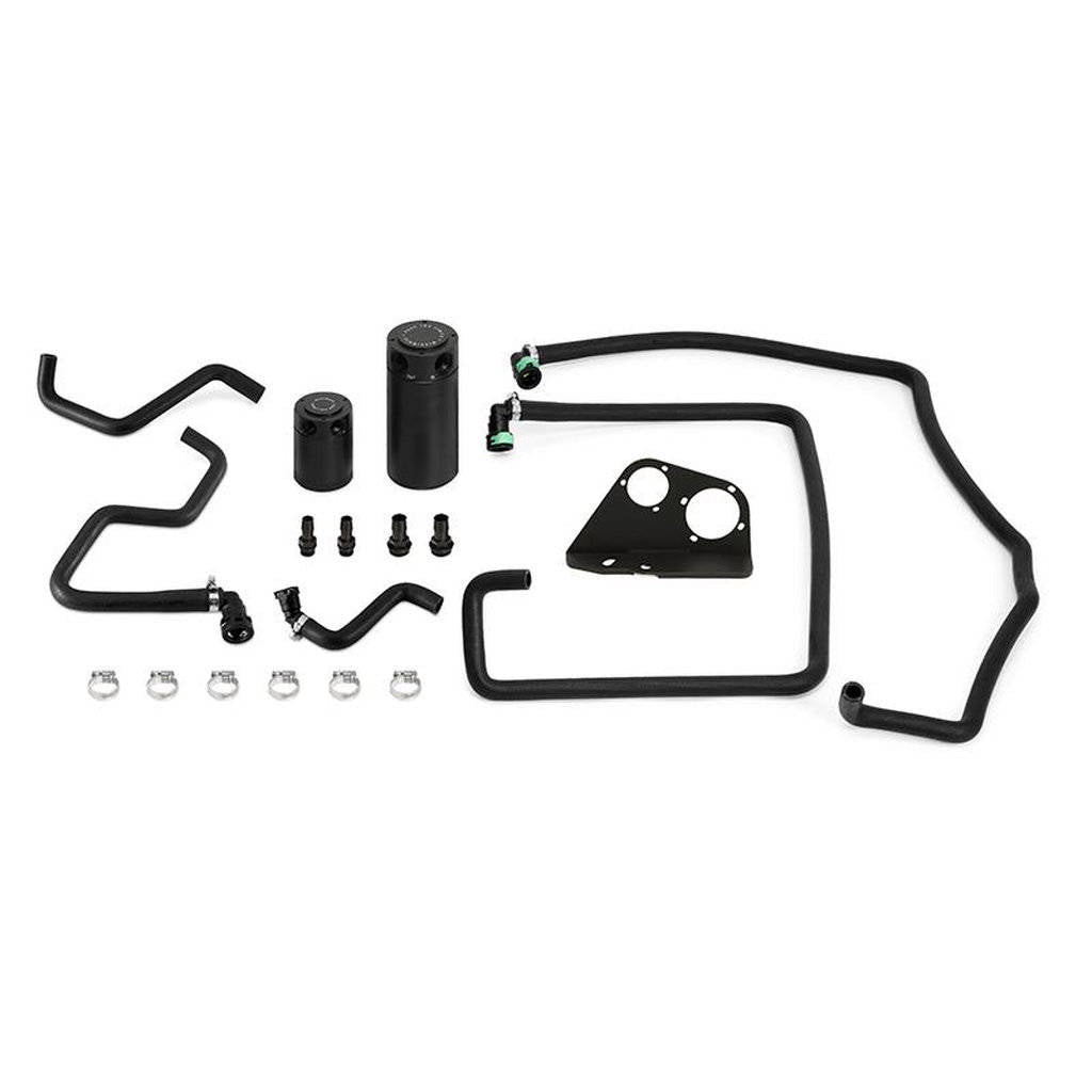 MISHIMOTO MMBCC-F35T-17SBE FORD F-150 3.5L EcoBoost Baffled Oil Catch Can Kit, 2017+ Photo-0