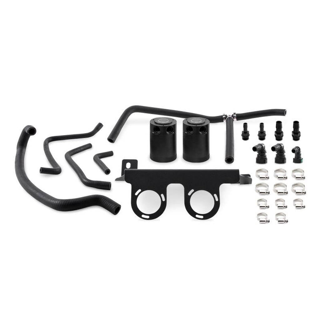 MISHIMOTO MMBCC-CAM4-16SBE CHEVROLETCamaro 2.0T Baffled Oil Catch Can System, 2016+ Photo-0