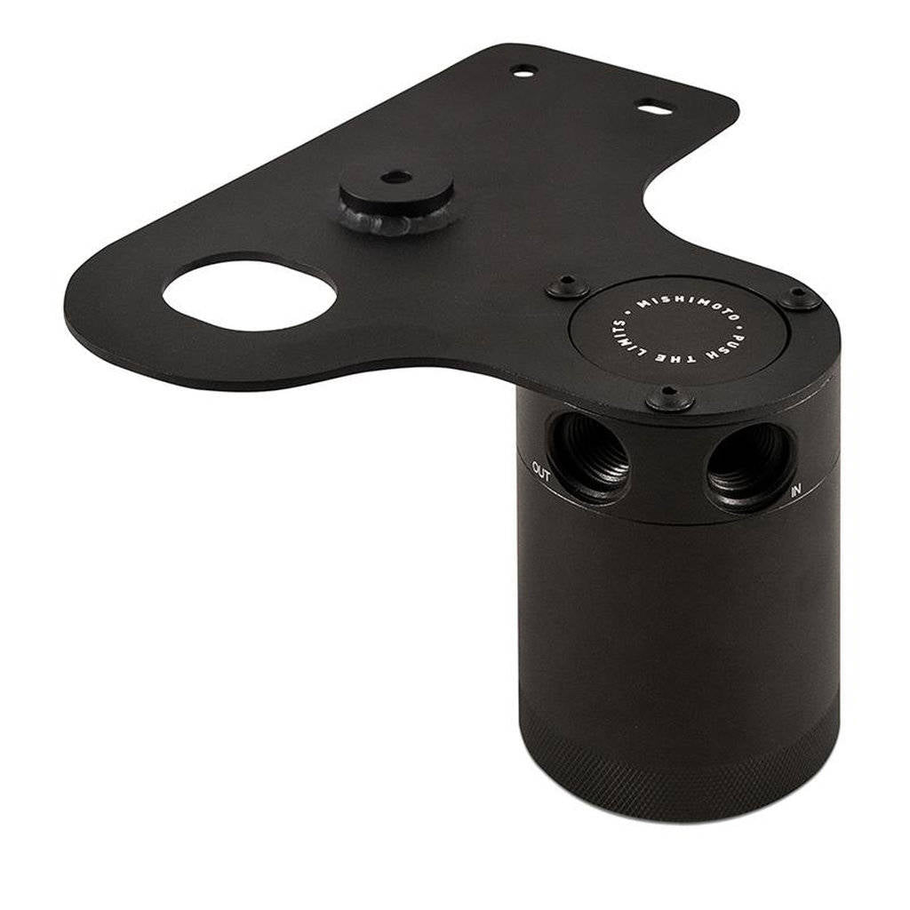 MISHIMOTO MMBCC-MUS8-18PBE FORD Mustang GT Baffled Oil Catch Can, PCV Side, 2015+ Photo-2