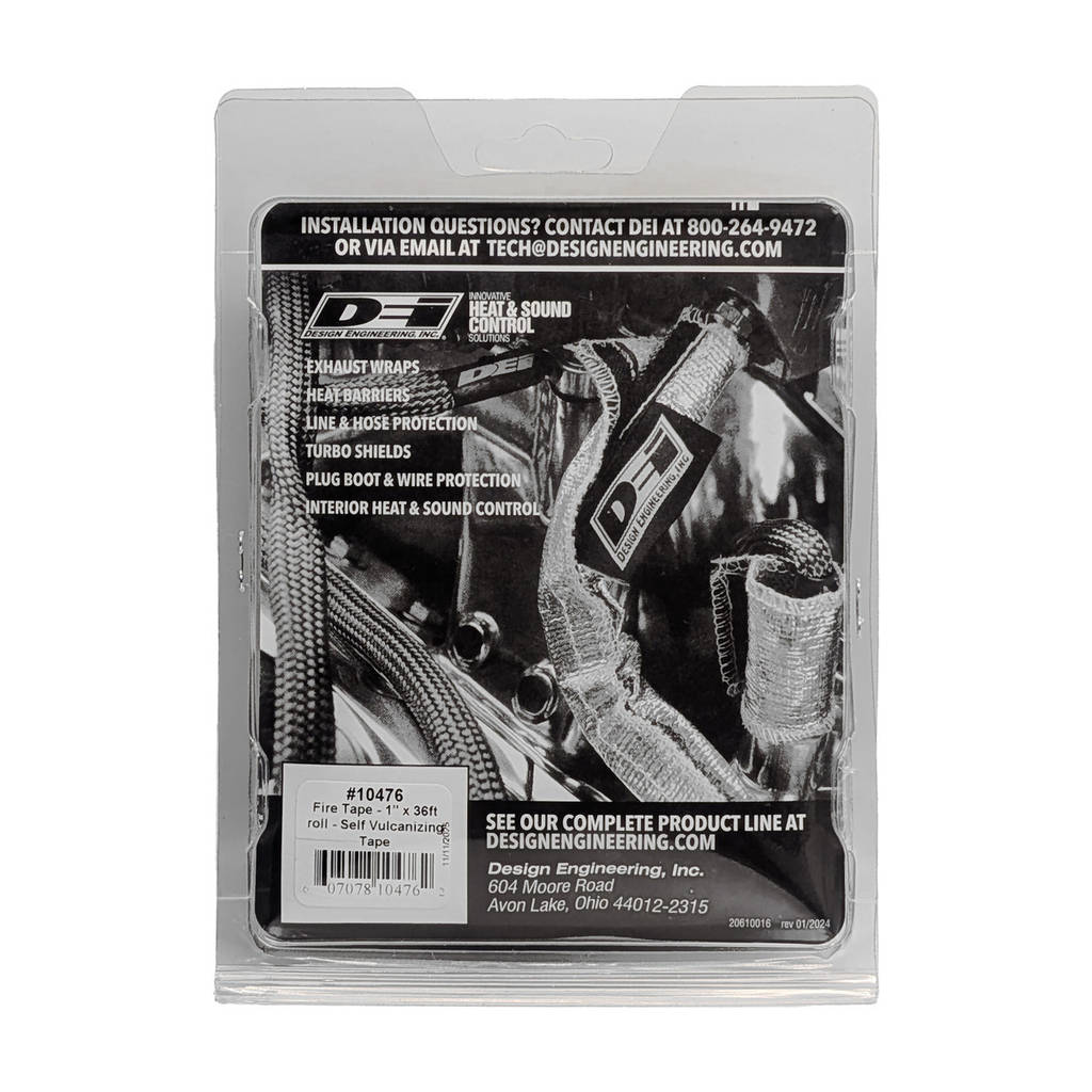 DEI 010476 Fire Tape ™ 1" x 36ft roll Self Vulcanizing Tape Black Photo-2