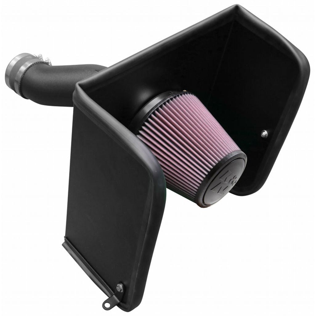 K&N 63-6020 Performance Air Intake System AIRCHARGER; NISSAN TITAN XD V8-5.6L F/I, 2017-2018 Photo-0