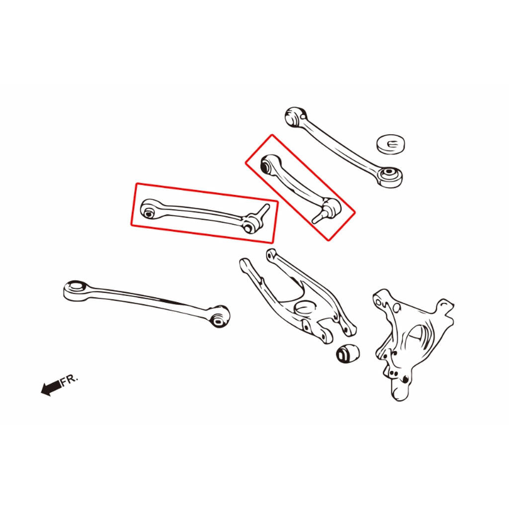 HARDRACE 7733 ADJ. CAMBER/TOE/CASTER ARM- MERCEDES-Benz BMW F82 M4 14- Photo-1