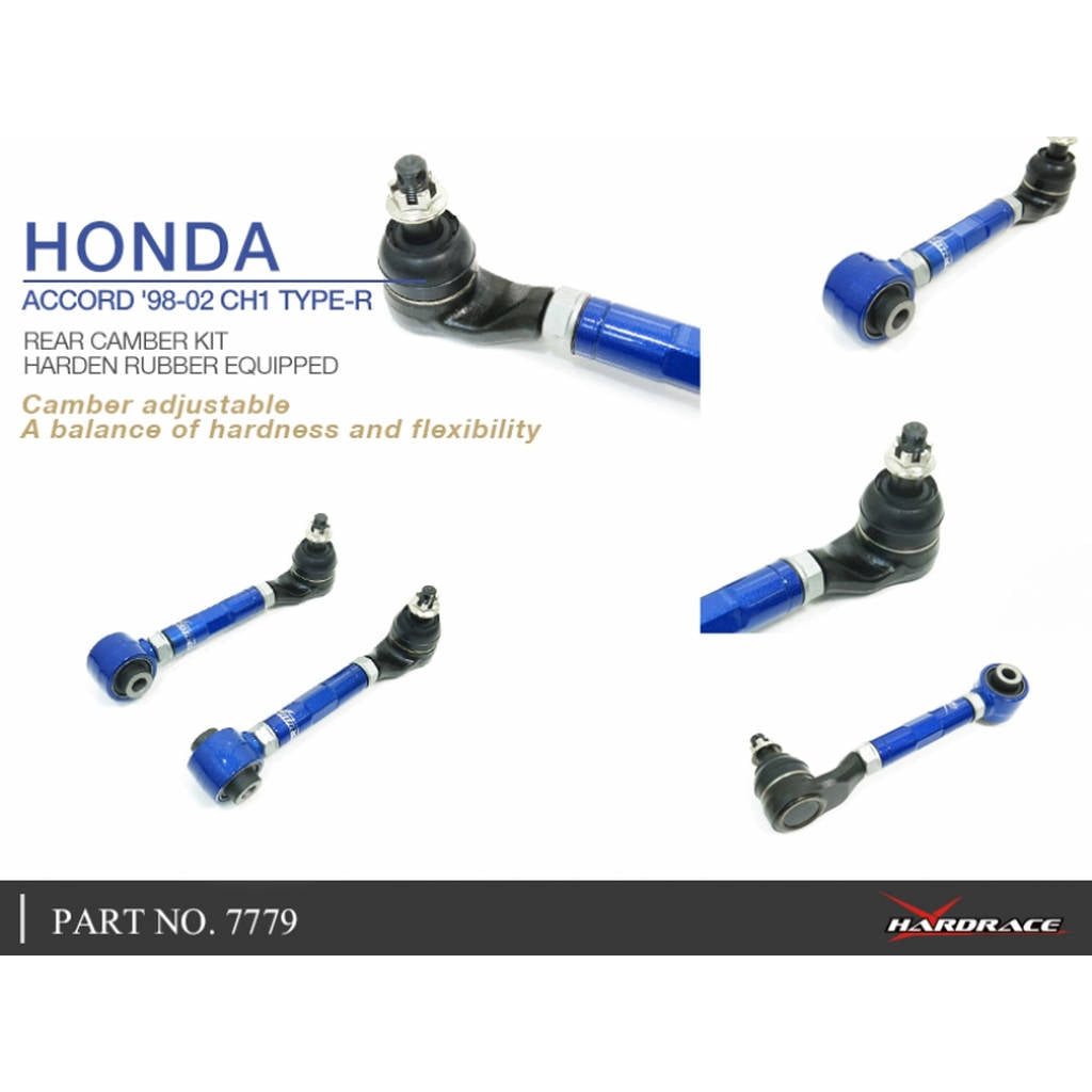 HARDRACE 7779 ADJ. CAMBER/TOE/CASTER ARM- HONDA ACCORD CH1 98-02 Photo-4