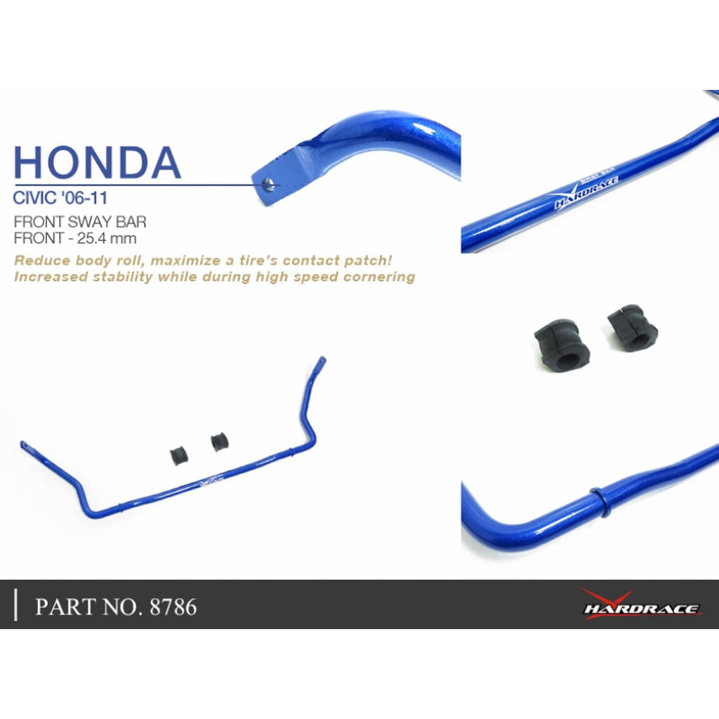 HARDRACE 8786 SWAY BAR HONDA CIVIC FA/FD 06-11 Photo-5