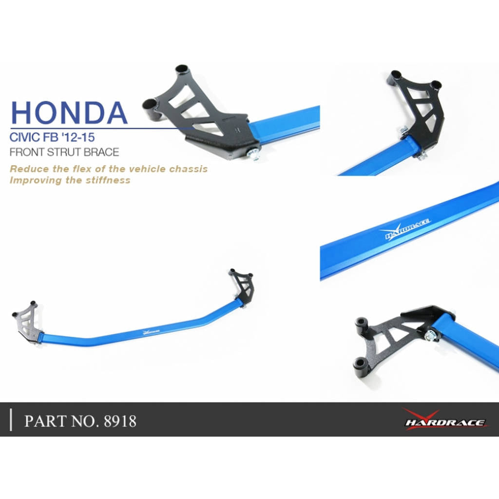 HARDRACE 8918 BODY REINFORCED BAR HONDA CIVIC 9TH FB 12-16 Photo-4