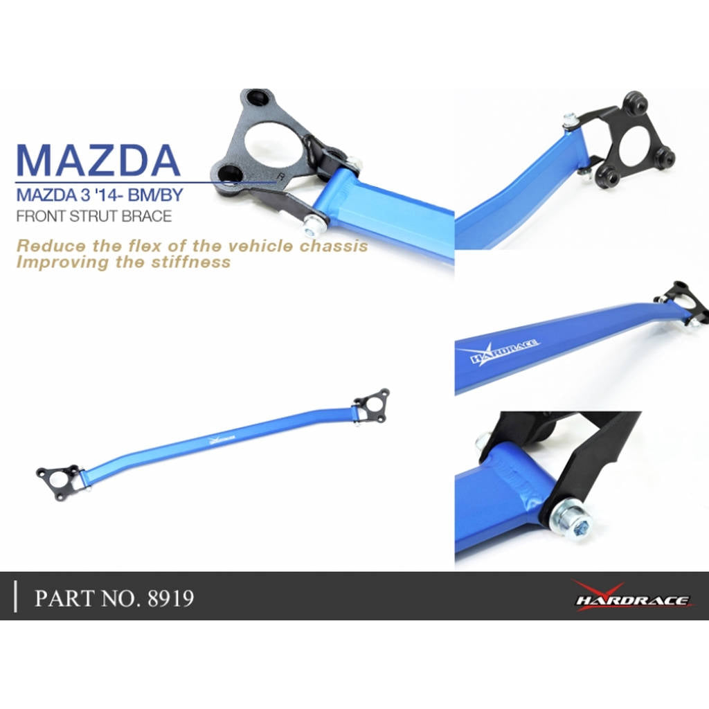 HARDRACE 8919 BODY REINFORCED BAR MAZDA MAZDA 3 BM/BY 14- Photo-5