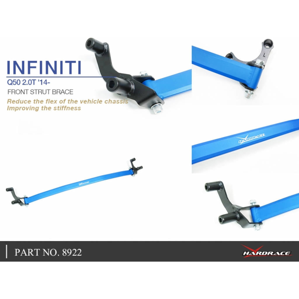 HARDRACE 8922 BODY REINFORCED BAR INFINITI Q50 V37 14- Photo-5