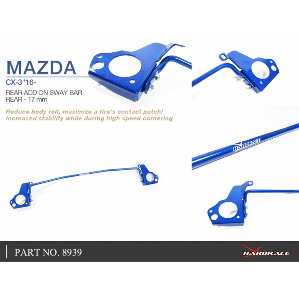 HARDRACE 8939 SWAY BAR MAZDA CX3 DK 16- Photo-4