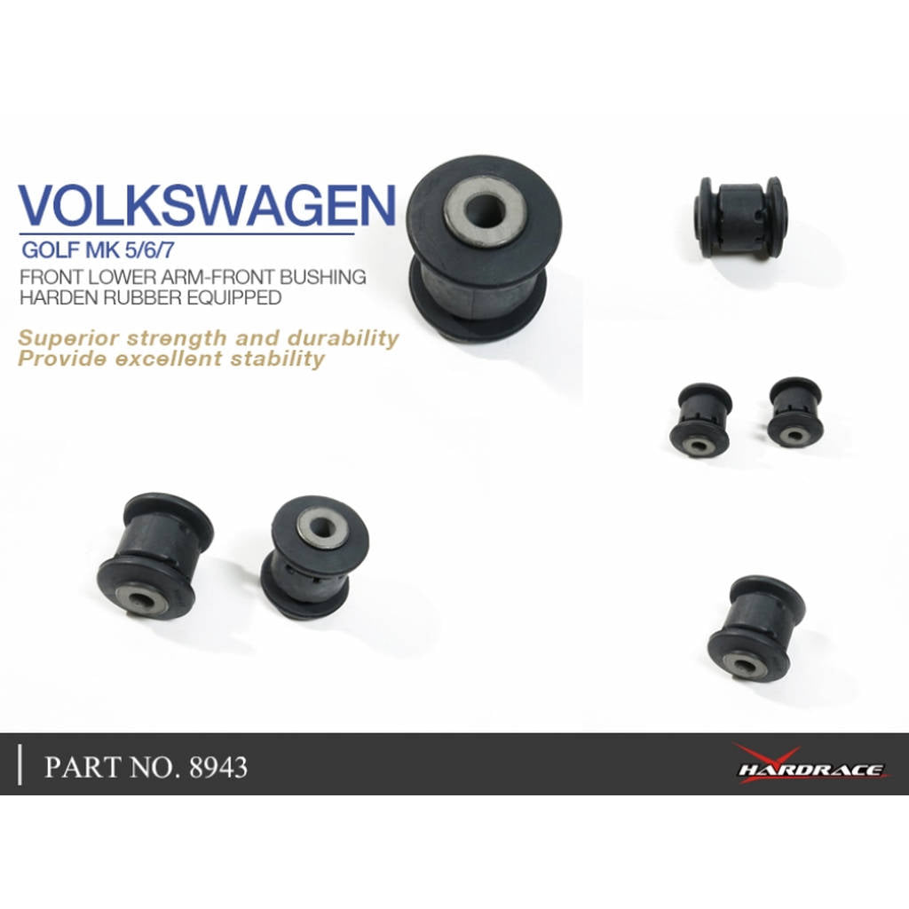 HARDRACE 8943 HARDEN RUBBER BUSHING VW GOLF MK5/6/7 03-09-14- Photo-4