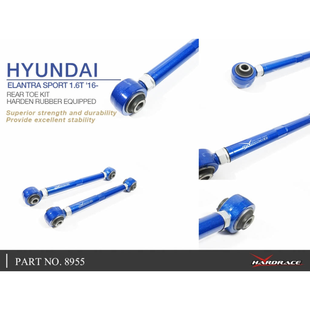 HARDRACE 8955 ADJ. CAMBER/TOE/CASTER ARM- HYUNDAI ELANTRA AD 16- Photo-4