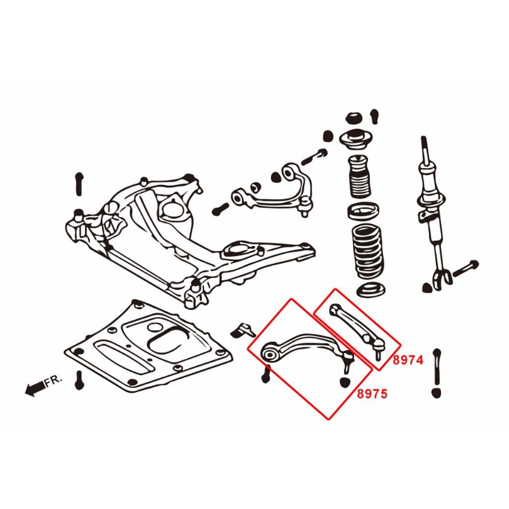 HARDRACE 8974 CONTROL ARM MERCEDES-Benz BMW F10 5'S F10 10-17 Photo-5