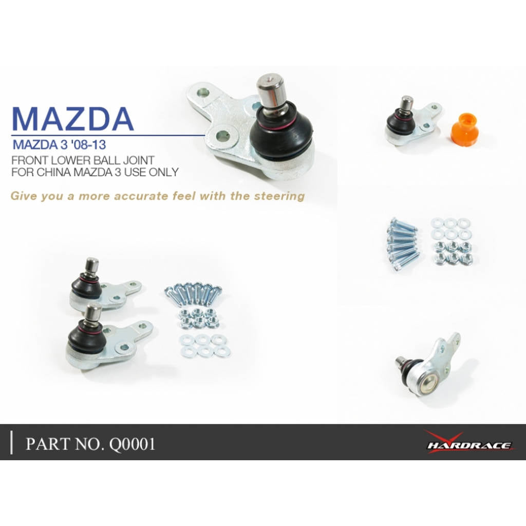 HARDRACE Q0001 UPGRADE BALL JOINT MAZDA MAZDA 3 BL 08-13 Photo-4