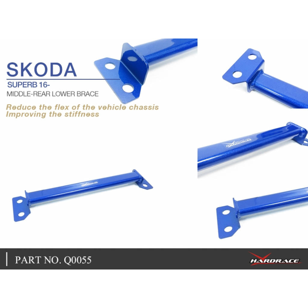 HARDRACE Q0055 BODY REINFORCED BAR SKODA SUPERB B8 15- Photo-4