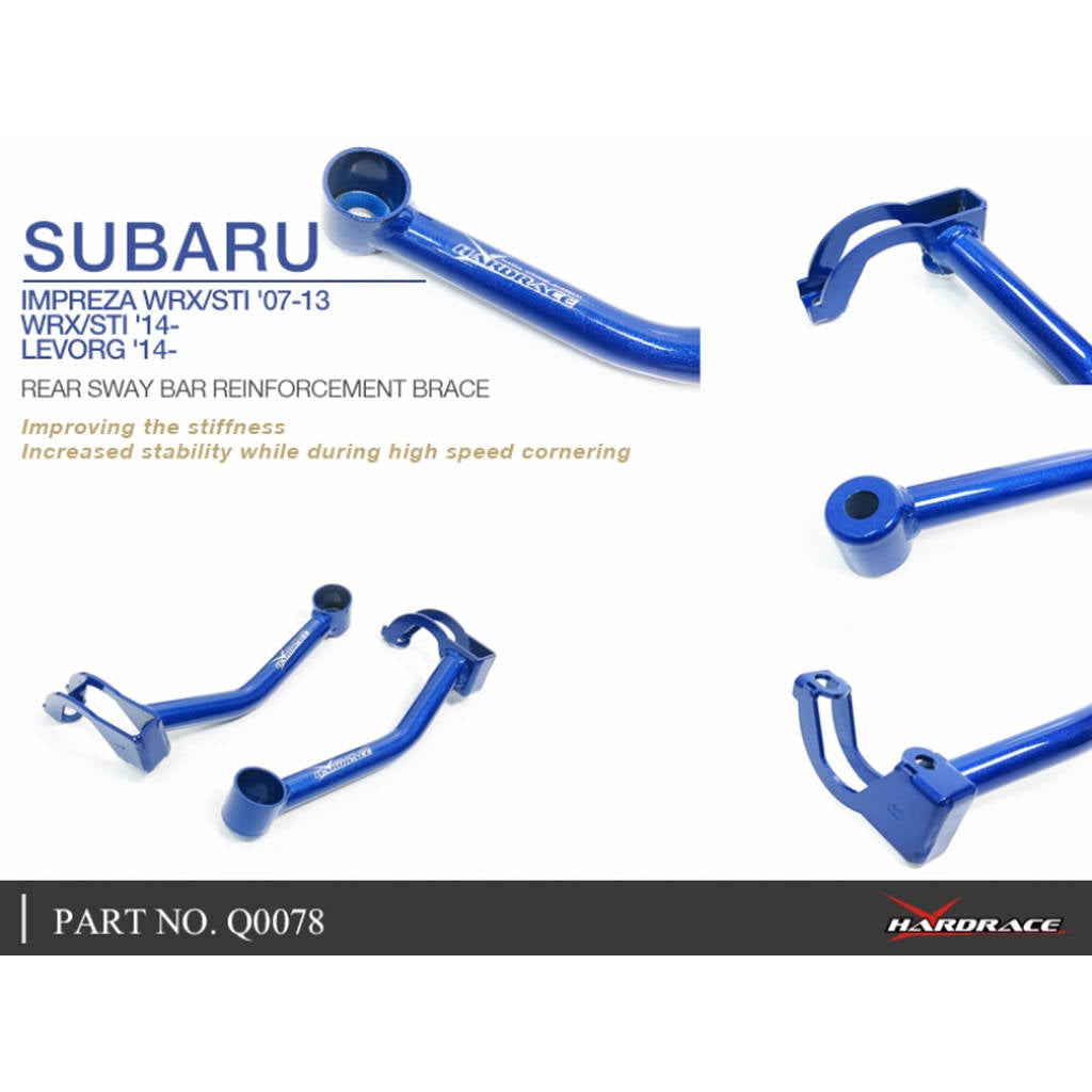 HARDRACE Q0078 BODY REINFORCED BAR SUBARU IMPREZA VA 14 Photo-5