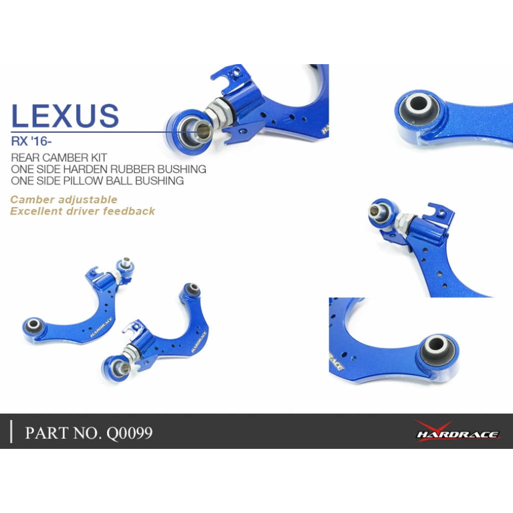 HARDRACE Q0099 ADJ. CAMBER/TOE/CASTER ARM- LEXUS LEXUS RX AL20 16- Photo-4
