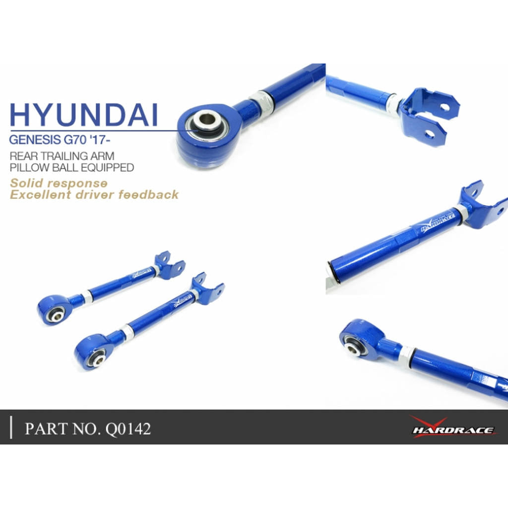 HARDRACE Q0142 ADJ. CAMBER/TOE/CASTER ARM- HYUNDAI GENESIS G70 17- Photo-4