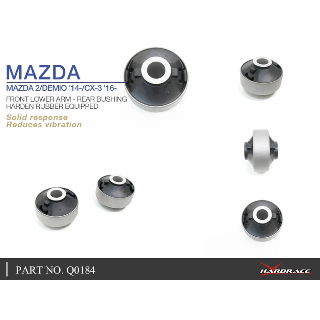 HARDRACE Q0184 HARDEN RUBBER BUSHING MAZDA MAZDA 2 DJ 14- Photo-4