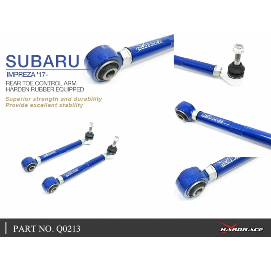 HARDRACE Q0213 ADJ. CAMBER/TOE/CASTER ARM- SUBARU IMPREZA GK/GT 17- Photo-4