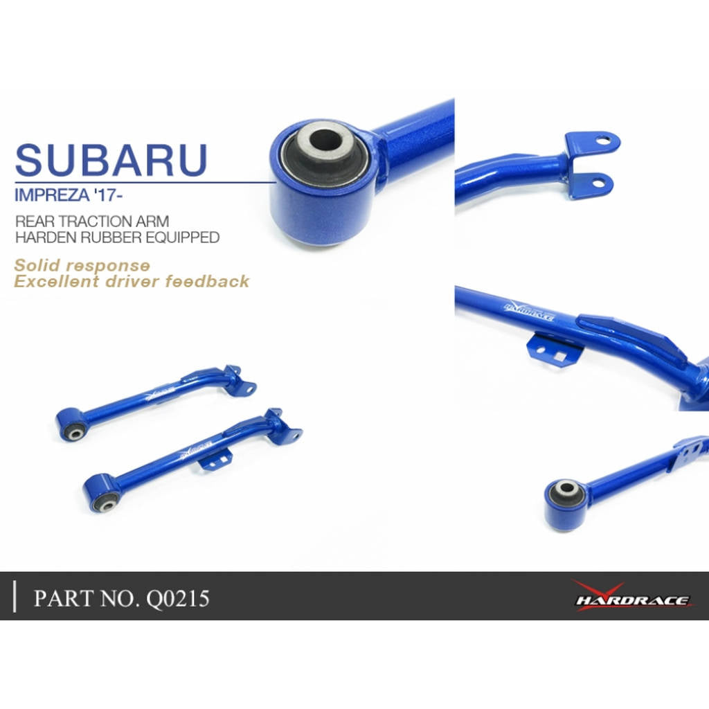 HARDRACE Q0215 ADJ. CAMBER/TOE/CASTER ARM- SUBARU IMPREZA GK/GT 17- Photo-4