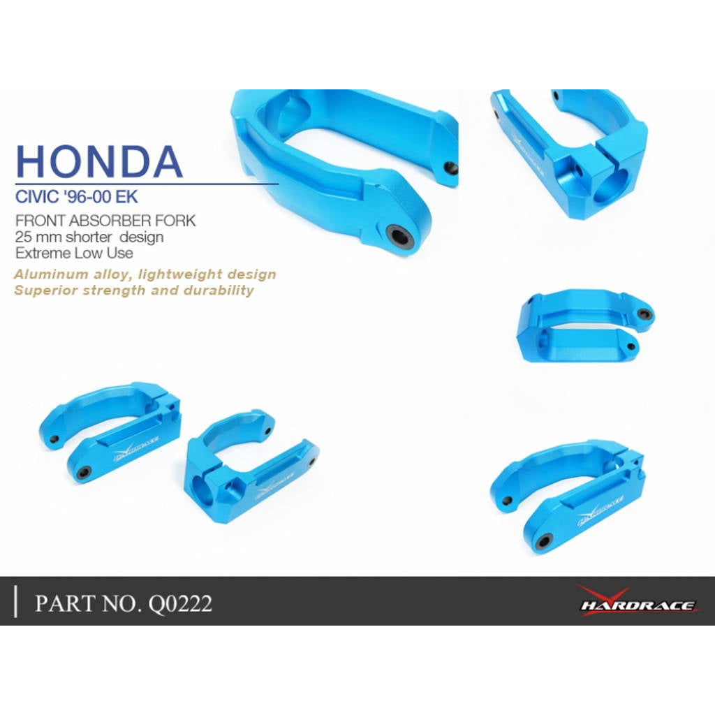 HARDRACE Q0222 HARDEN STRUT MOUNT HONDA CIVIC EJ9/EK1/2/3/4/5/8/9/EM1 96-00 Photo-5
