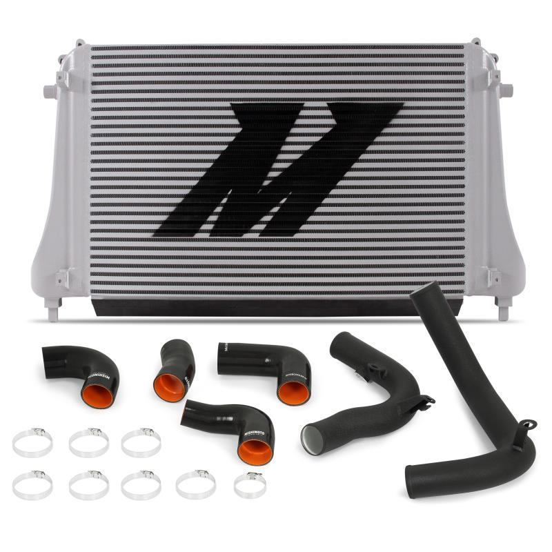 MISHIMOTO MMINT-MK7-15KWBK VW MK7 Golf TSI/GTI/R Performance Intercooler Kit, Wrinkle Black, Photo-0