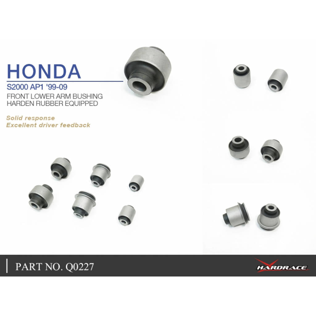 HARDRACE Q0227 HARDEN RUBBER BUSHING HONDA S2000 AP1/AP2 99-09 Photo-4