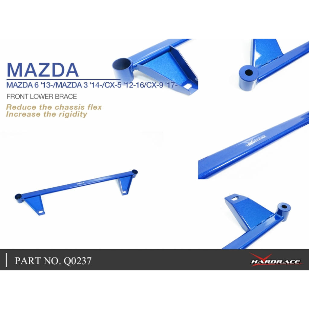 HARDRACE Q0237 BODY REINFORCED BAR MAZDA MAZDA 6 GJ 13- Photo-5