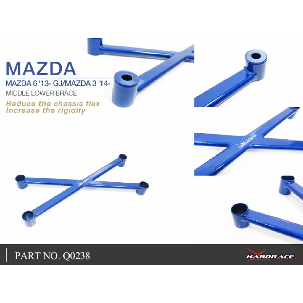 HARDRACE Q0238 BODY REINFORCED BAR MAZDA MAZDA 6 GJ 13- Photo-4