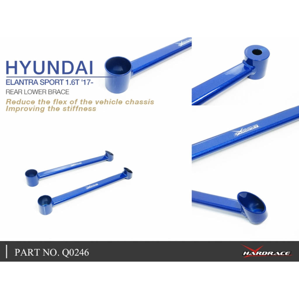 HARDRACE Q0246 BODY REINFORCED BAR HYUNDAI ELANTRA 17- Photo-4