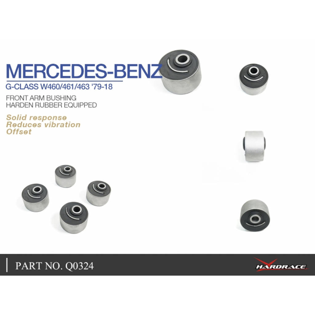 HARDRACE Q0324 HARDEN RUBBER BUSHING MERCEDES-Benz W463 G'S W463 79-18 Photo-4