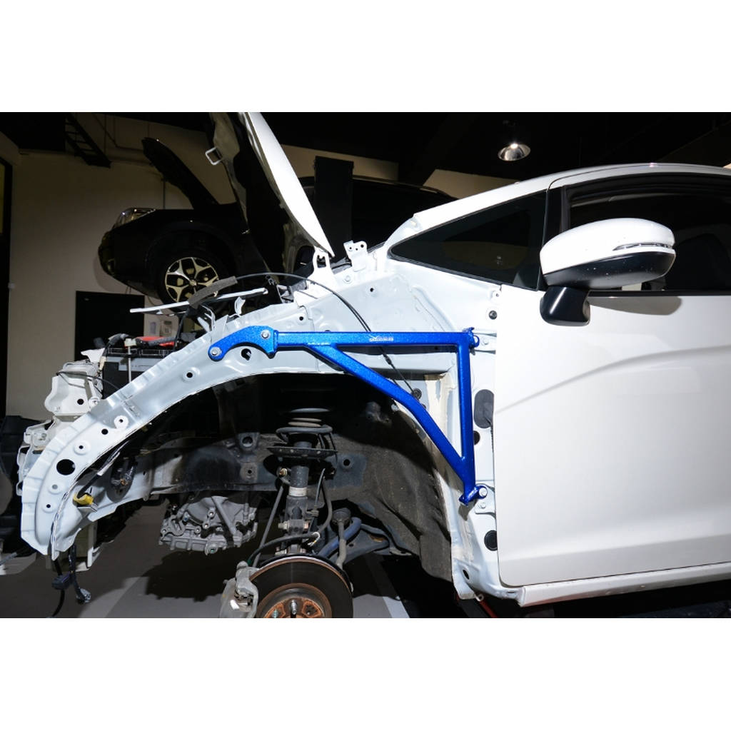 HARDRACE Q0333 BODY REINFORCED BAR HONDA FIT GK 14- Photo-5