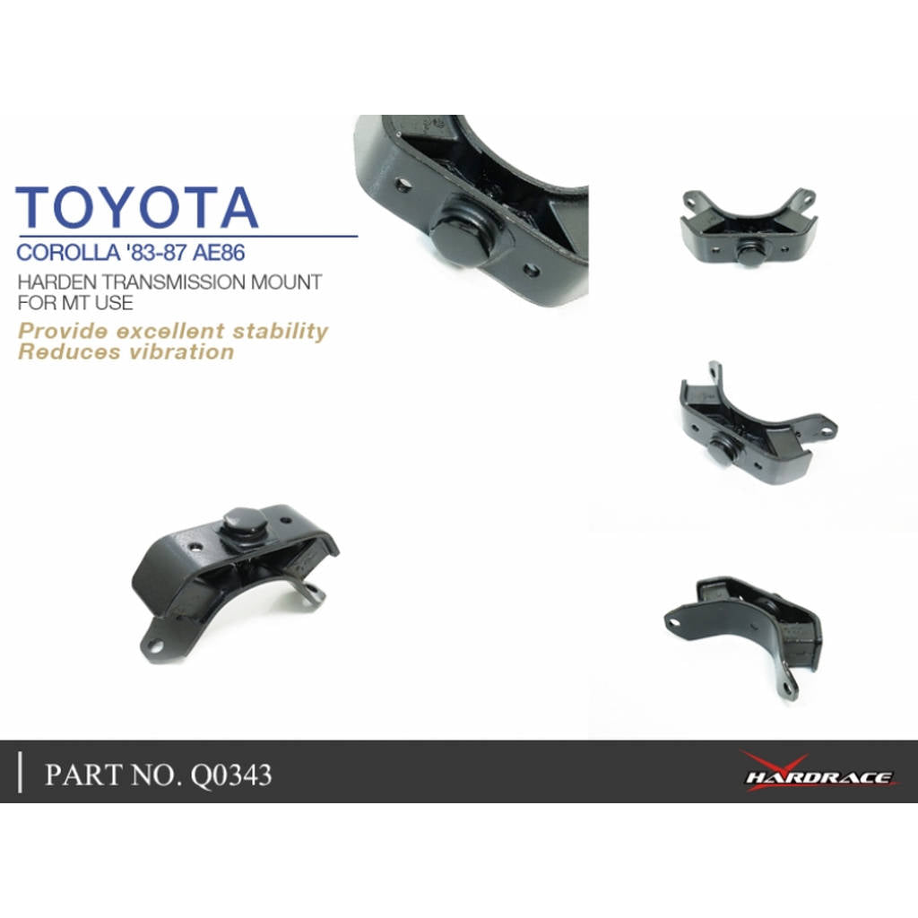 HARDRACE Q0343 HARDEN ENGINE MOUNT TOYOTA COROLLA AE86 83-87 Photo-4