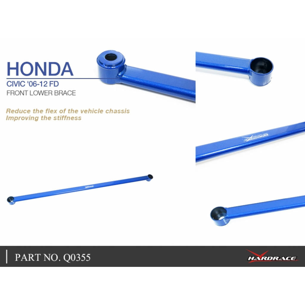 HARDRACE Q0355 BODY REINFORCED BAR HONDA CIVIC 8TH 06-12 Photo-5