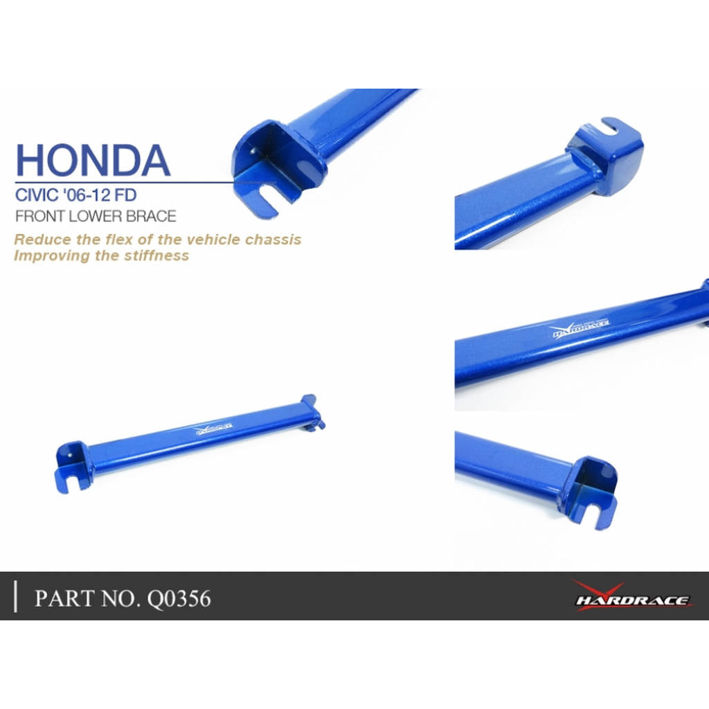 HARDRACE Q0356 BODY REINFORCED BAR HONDA CIVIC 8TH/9TH 06-12-16 Photo-5