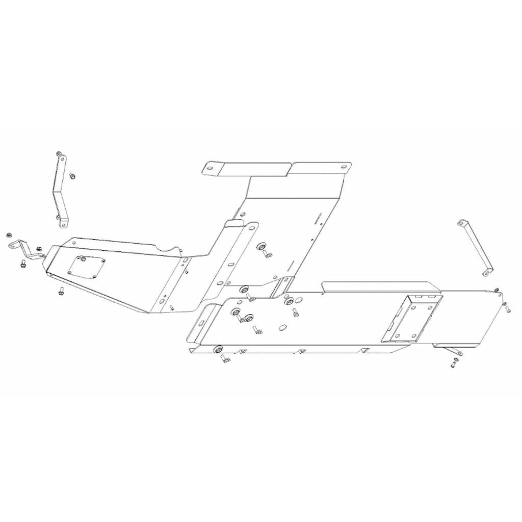 HARDRACE Q0361 4X4 SKID PLATE JEEP WRANGLER JL 18- Photo-4