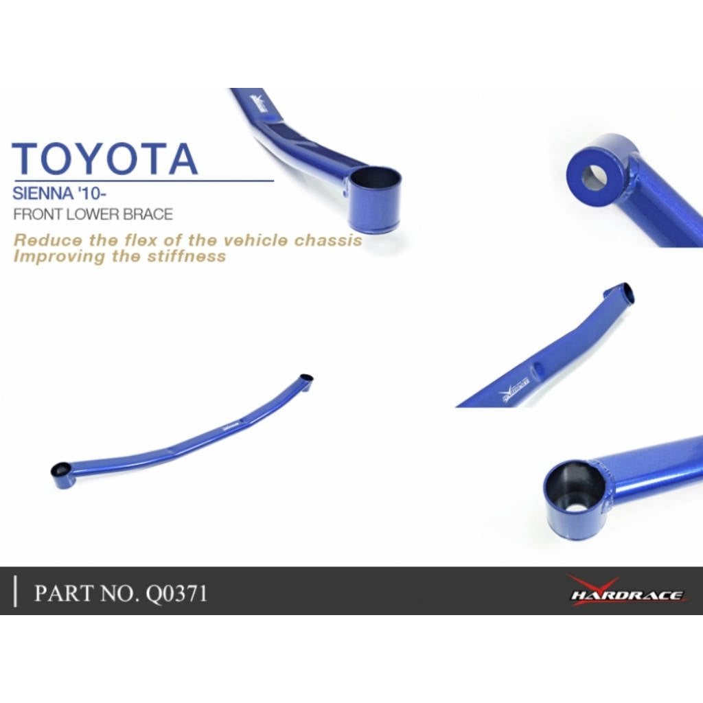 HARDRACE Q0371 BODY REINFORCED BAR TOYOTA SIENNA XL30 10- Photo-6