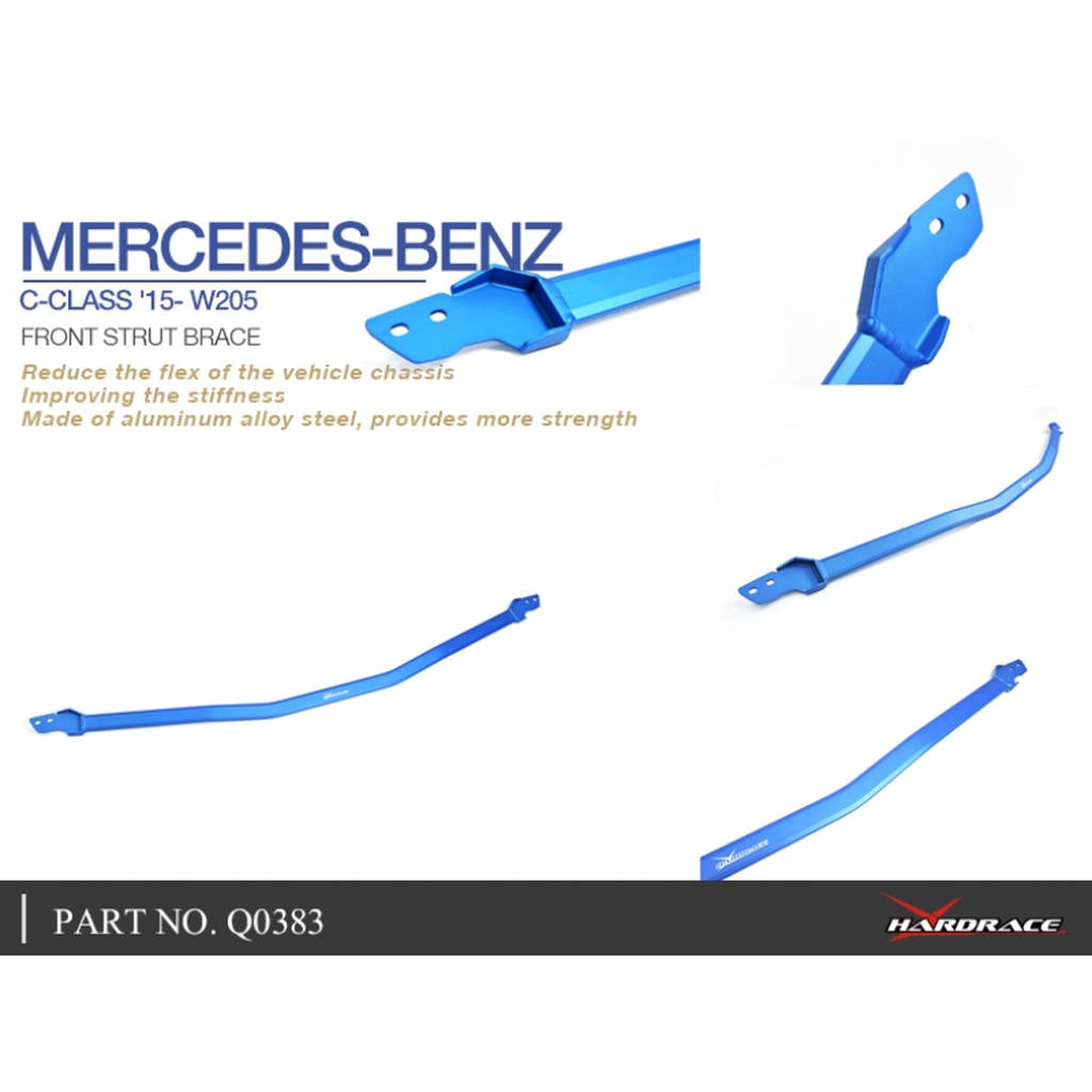 HARDRACE Q0383 BODY REINFORCED BAR MERCEDES-Benz W205 C'S W205/S205/C205/A205 15- Photo-7