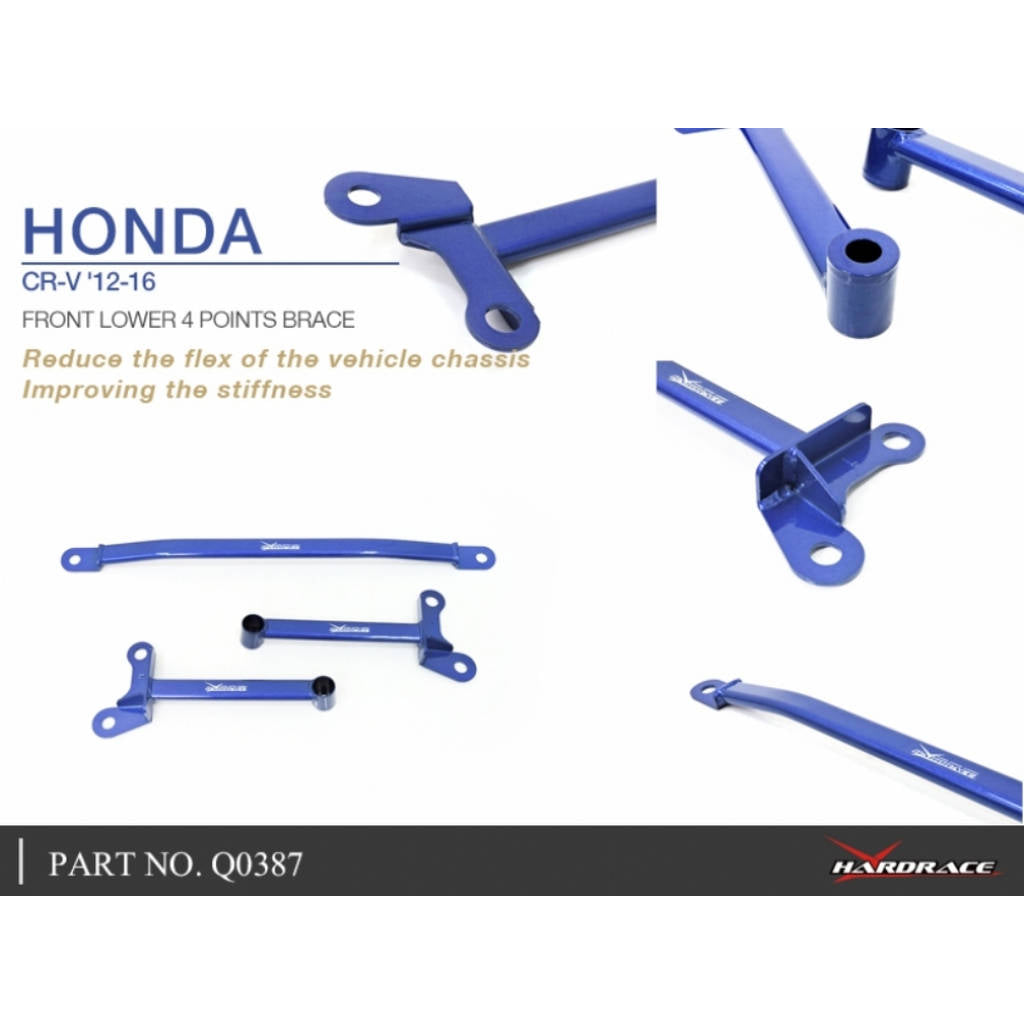 HARDRACE Q0387 BODY REINFORCED BAR HONDA CRV RM1/3/4 12-16 Photo-6