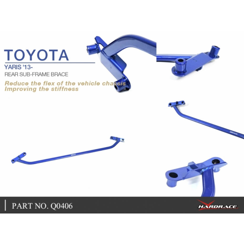 HARDRACE Q0406 BODY REINFORCED BAR TOYOTA YARIS XP150 13- Photo-6