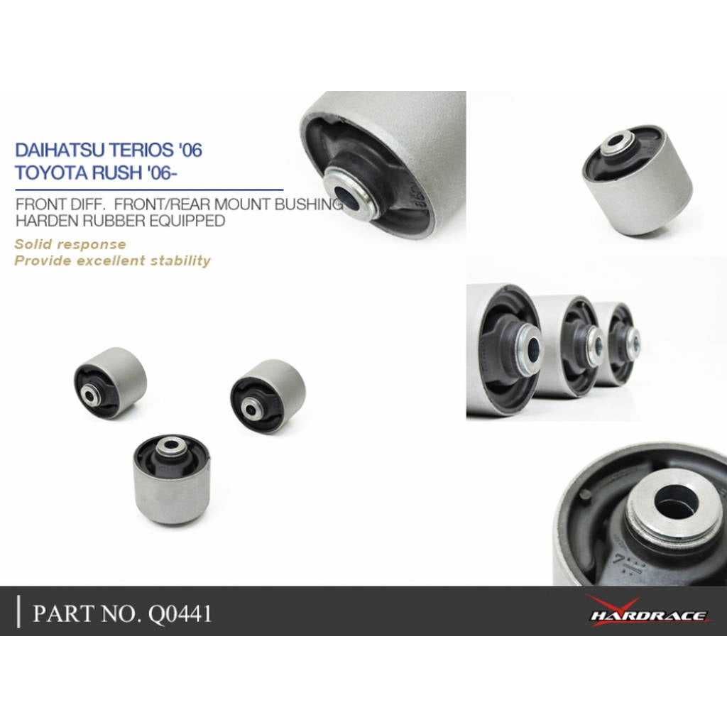 HARDRACE Q0441 HARDEN RUBBER BUSHING DATE TERIOS J210 06 Photo-4