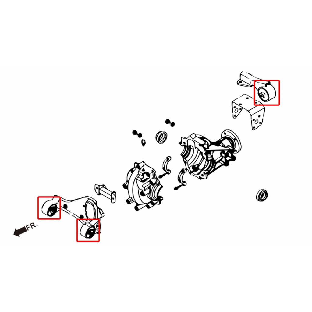 HARDRACE Q0441 HARDEN RUBBER BUSHING DATE TERIOS J210 06 Photo-5