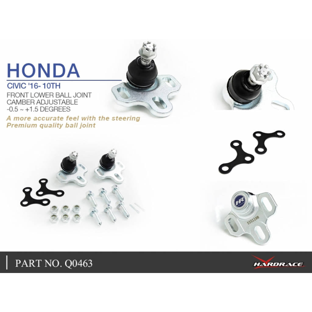 HARDRACE Q0463 RC BALL JOINT HONDA CIVIC FC/10TH 16- Photo-5