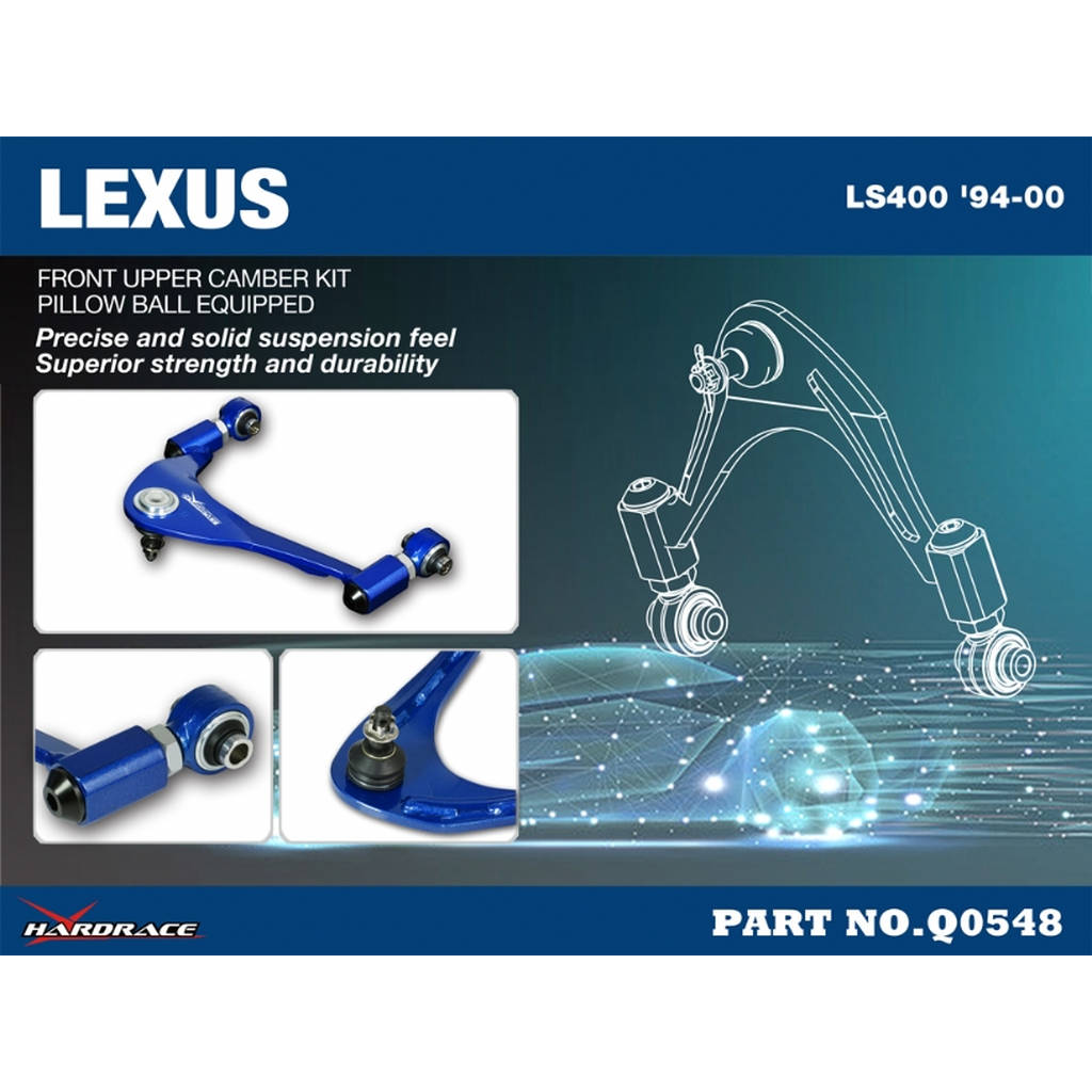 HARDRACE Q0548 ADJ. CONTROL ARM LEXUS LS400 UCF20 94-00 Photo-1