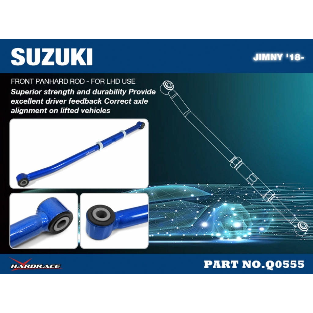 HARDRACE Q0555 4X4 ARMS SUZUKI JIMNY JB74 18- Photo-1