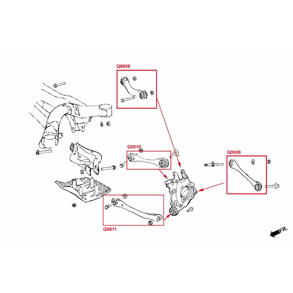 HARDRACE Q0609 ADJ. CAMBER/TOE/CASTER ARM- TOYOTA SUPRA J29 19- Photo-5