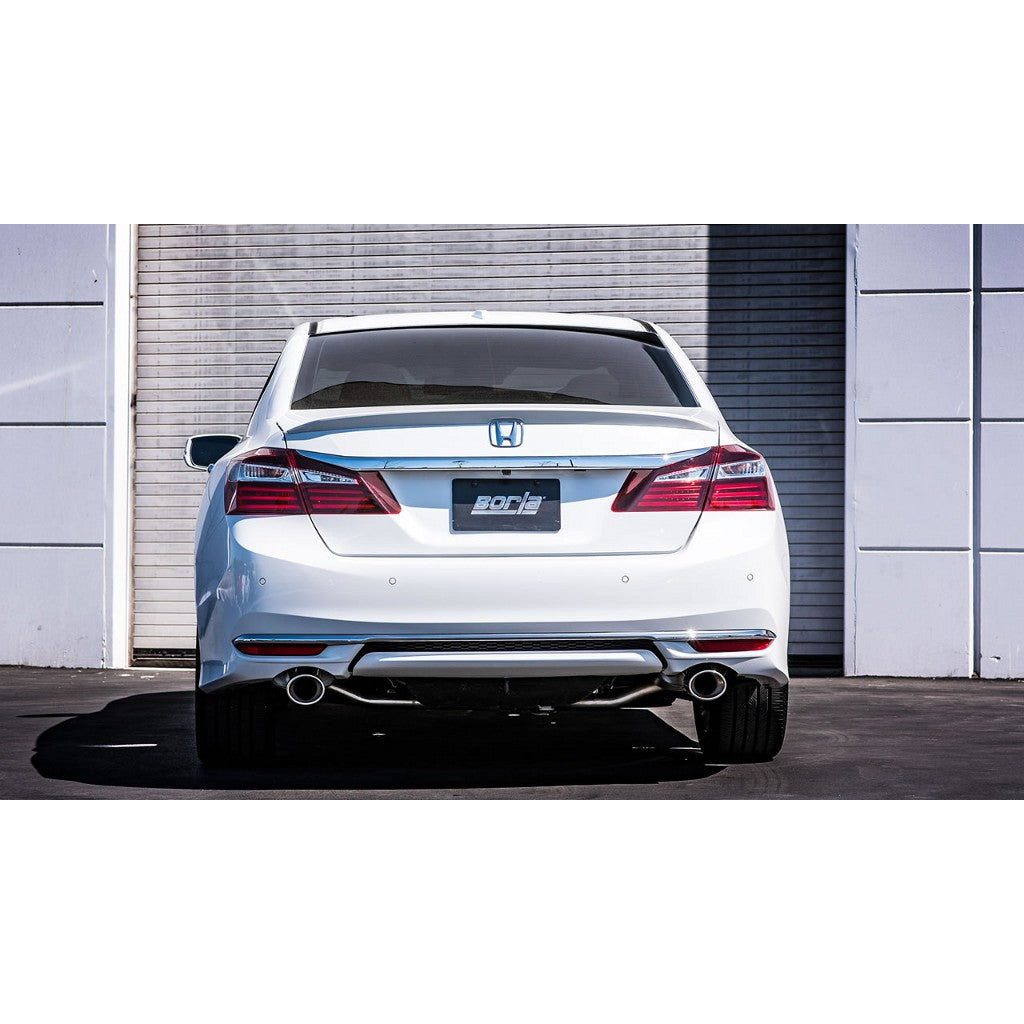 BORLA 11949 Axle-Back Exhaust System S-Type for HONDA Accord 2.4L 4-Cyl / 3.5L V6 (w/ Split Rear Exit Exhaust), FWD 2016-2017 Photo-1